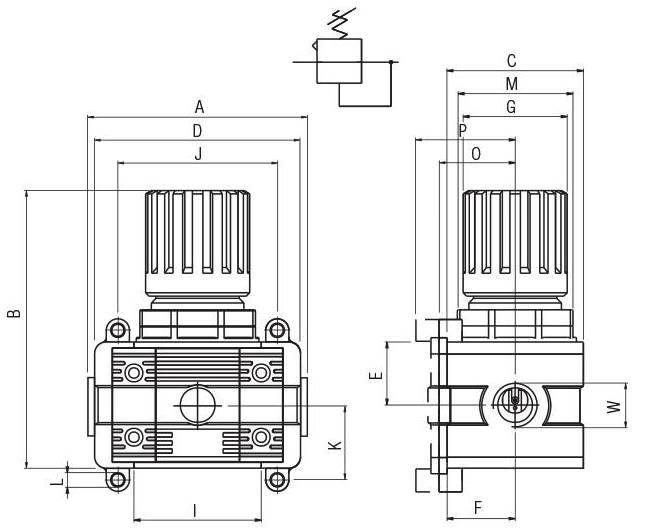 Regulator vzduchu s manometrom AIGNEP